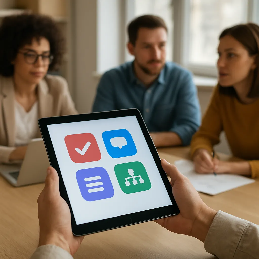 Jakie aplikacje pomagają zarządzać zespołem kreatywnym