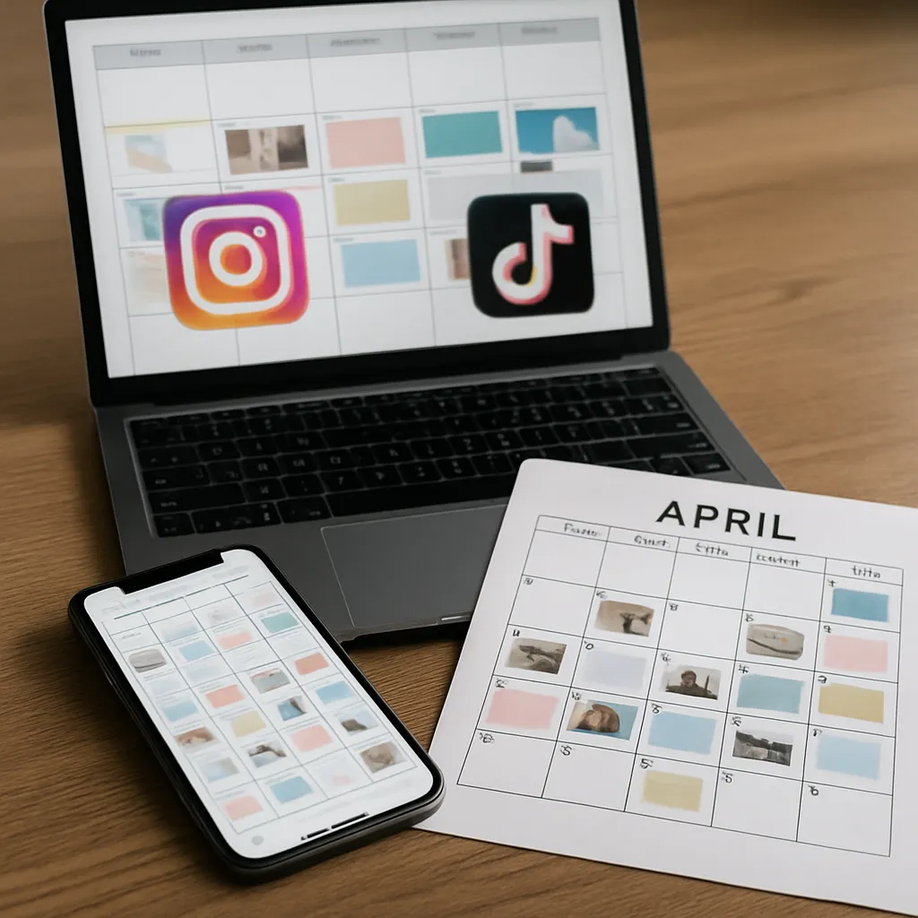Programy do planowania publikacji na Instagramie i TikToku