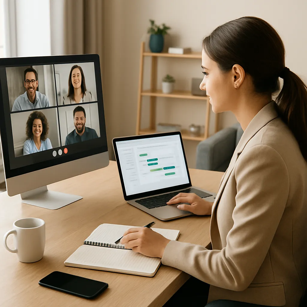 Jakie programy pomagają w pracy hybrydowej – biuro + dom